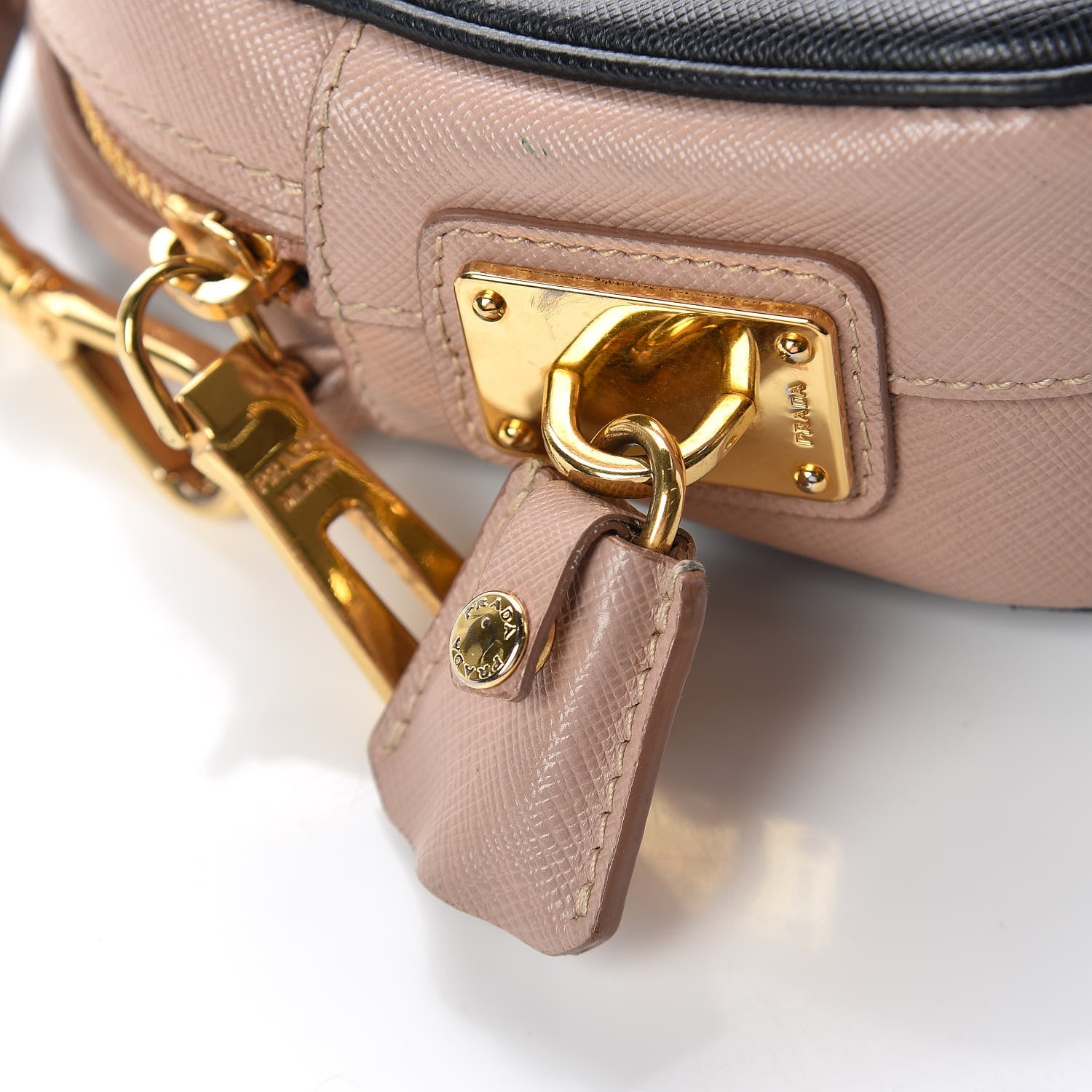 Prada Saffiano Crossbody Bag Black Cammeo 12 of 12