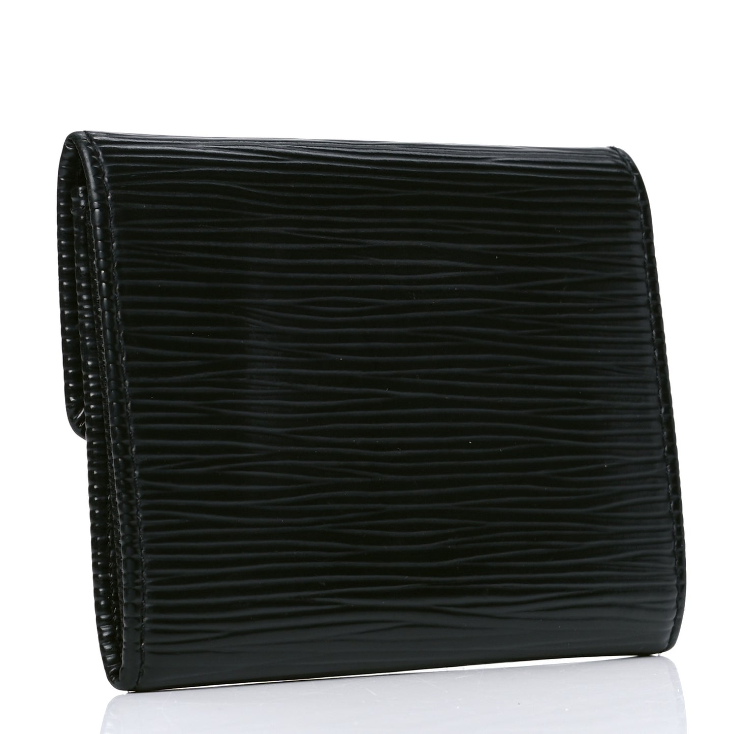 Epi Porte-Monnaie Simple Coin Purse Black