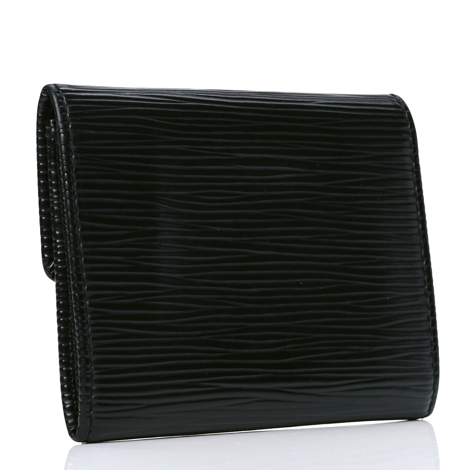 Louis Vuitton Epi Porte-Monnaie Simple Coin Purse Black 2 of 4