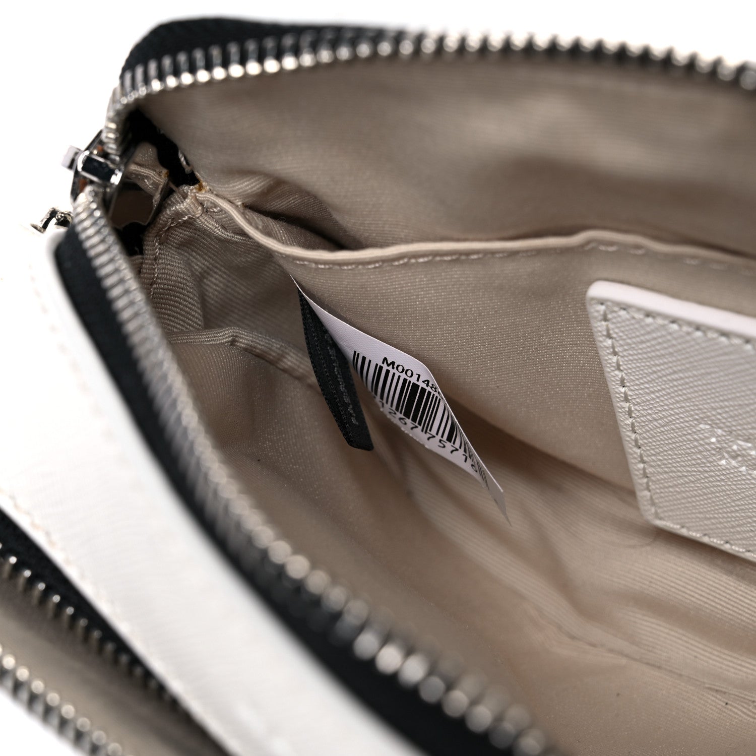 Marc Jacobs Saffiano Small Snapshot Camera Bag White 7 of 15