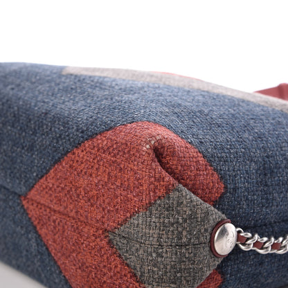Chanel Canvas Chevron Braided With Style Hobo Multicolor 10 of 11