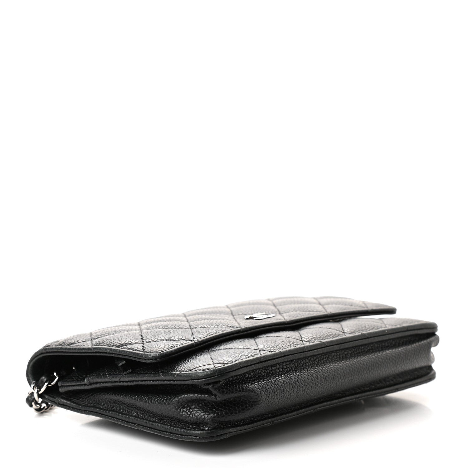 Chanel Caviar Quilted Wallet On Chain WOC Black 4 of 10