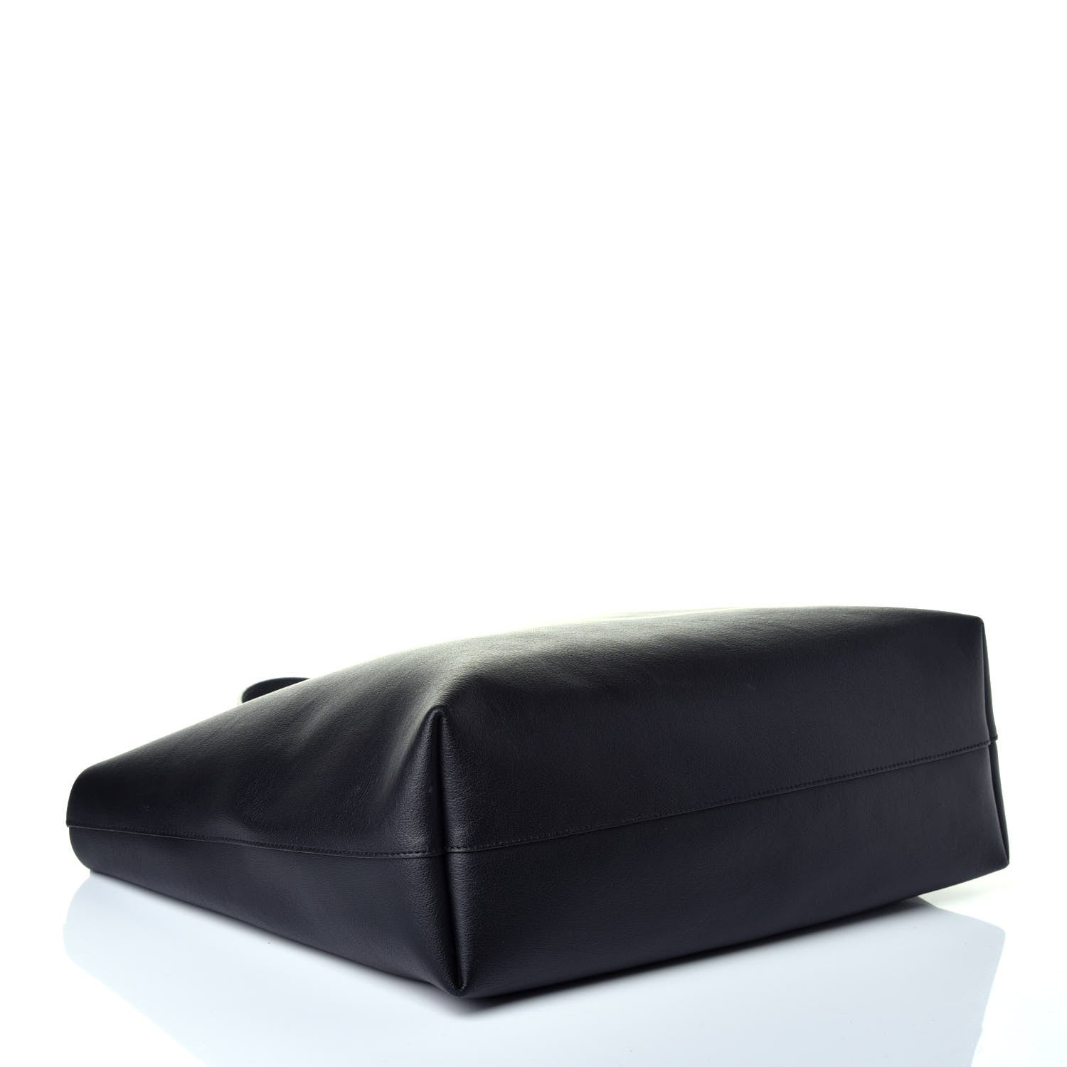 Saint Laurent Calfskin Large Shopping Tote Black 4 of 9