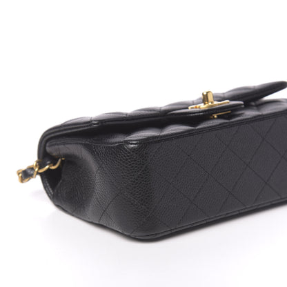Chanel Caviar Quilted Mini Rectangular Flap Black 8 of 11