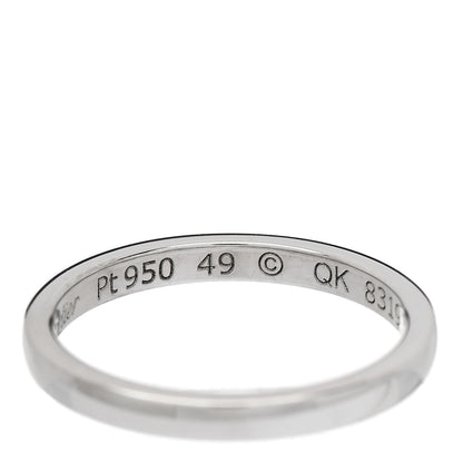 Cartier Platinum 2mm Ballerine Wedding Band Ring 49 5 5 of 7