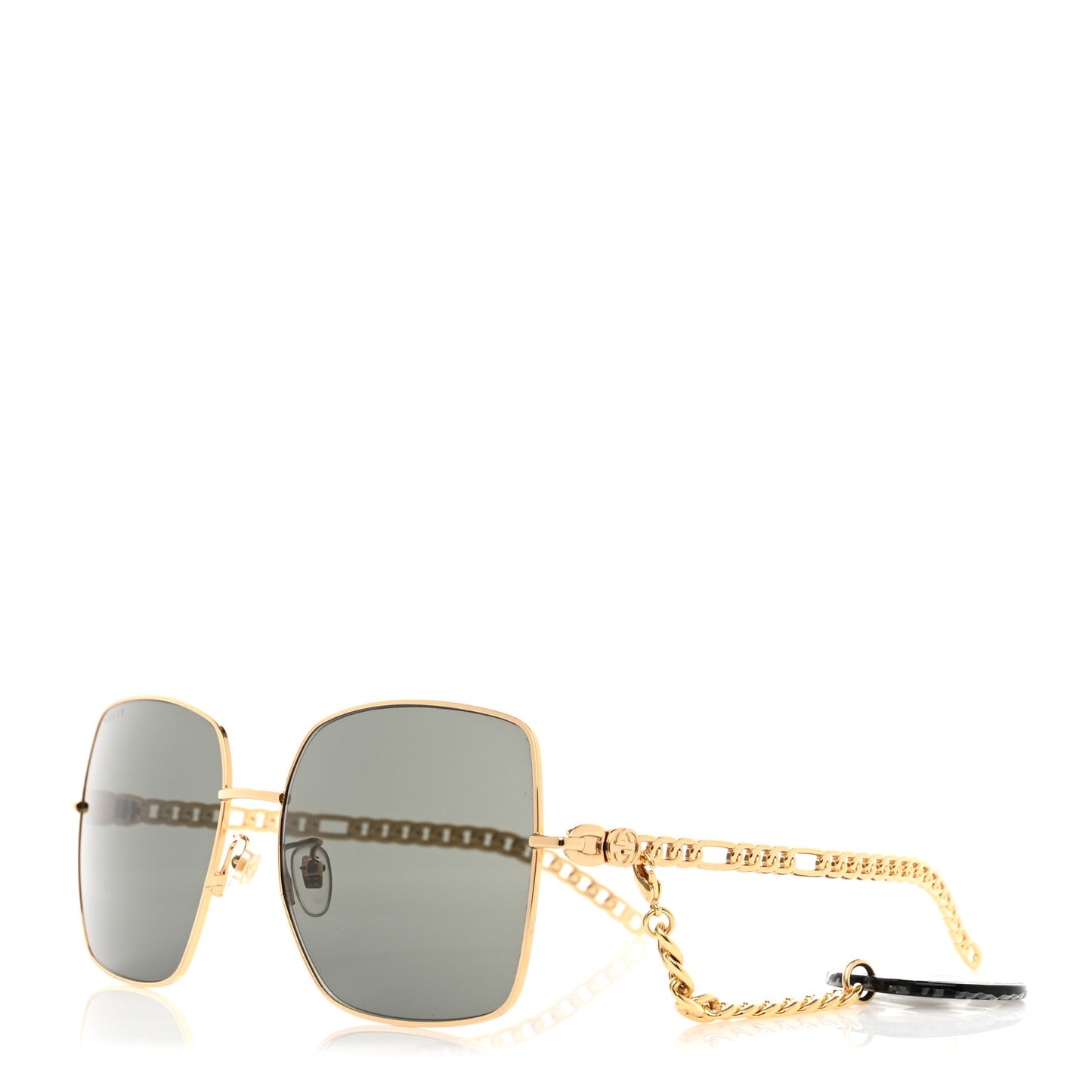 Square Frame Oversized Sunglasses GG0724S Gold