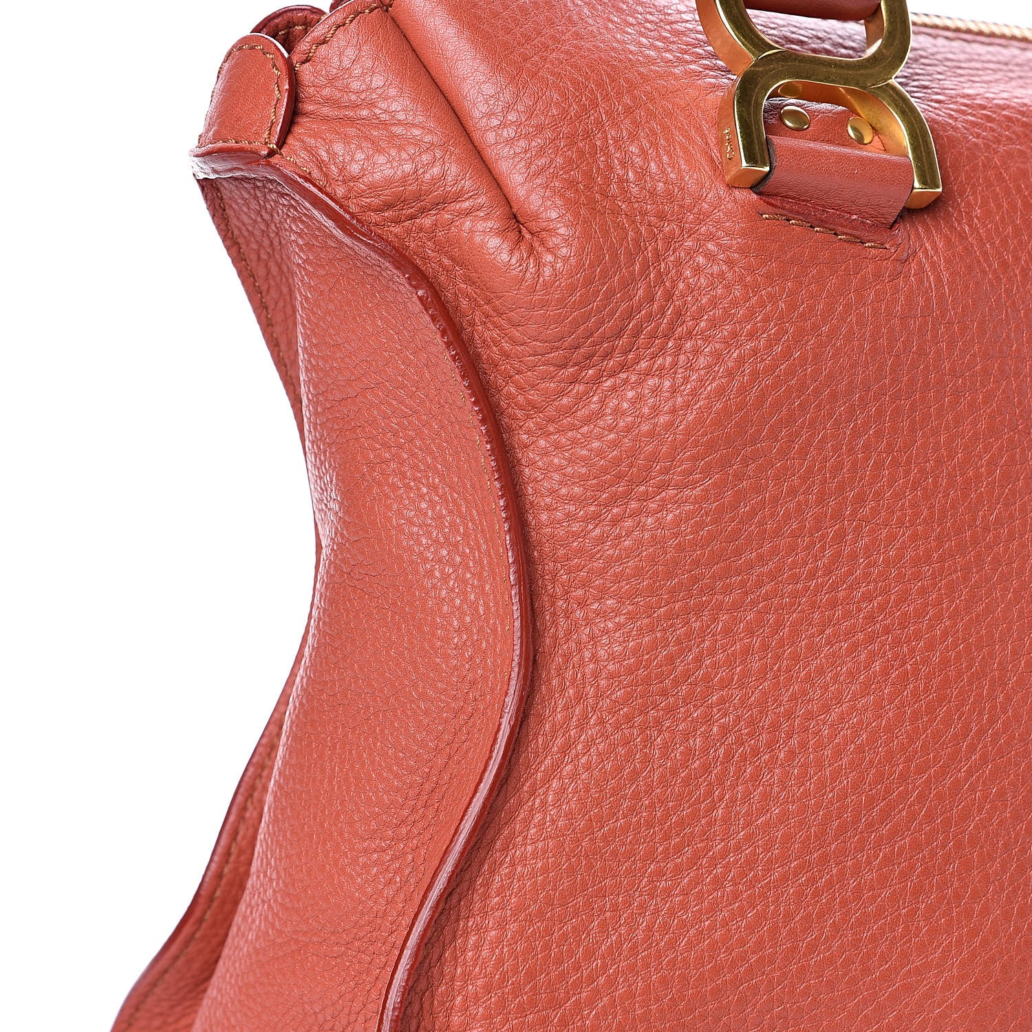 Chloe Calfskin Large Marcie Satchel Maple Leaf 15 of 19