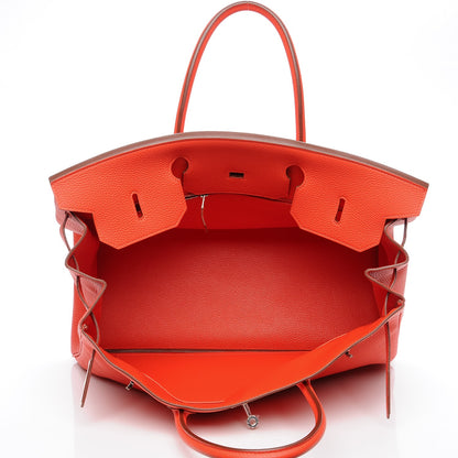 Hermes Togo Birkin 40 Capucine 24 of 26