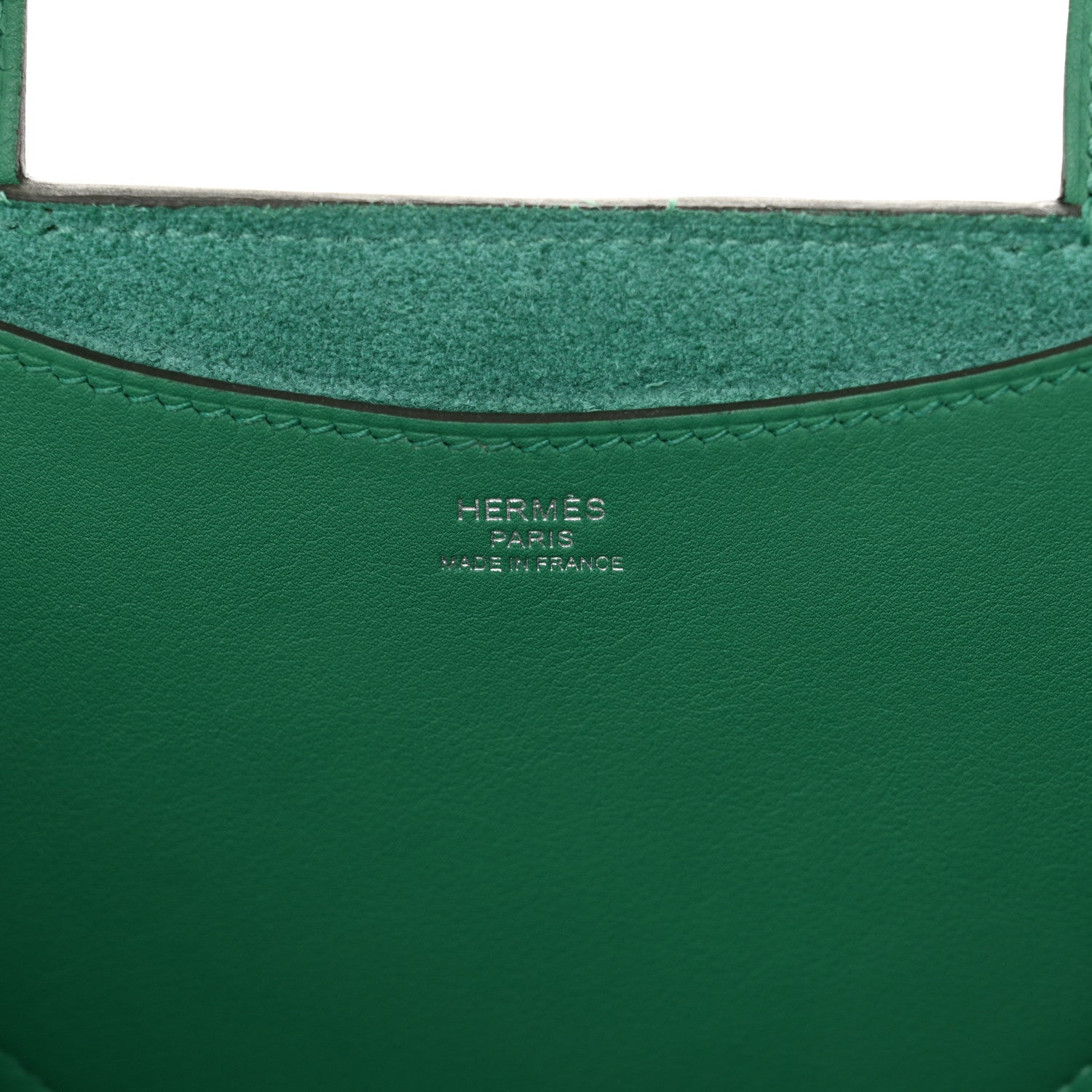 Hermes Taurillon Clemence Swift In-The-Loop 23 Bag Vert Vertigo 6 of 11