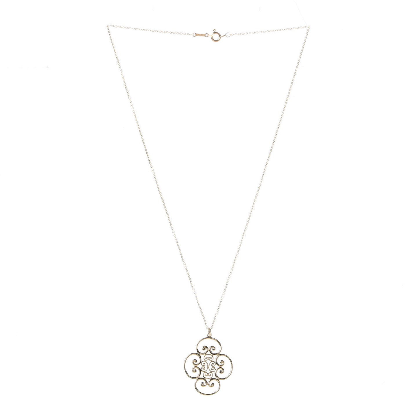 18K Yellow Gold Paloma Picasso Venezia Goldoni Quadruplo Pendant Necklace