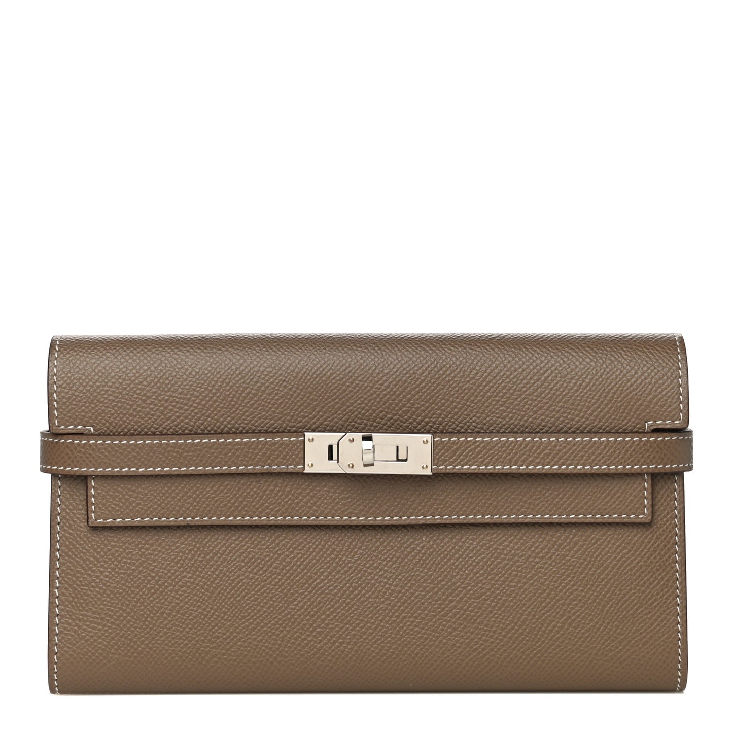 Epsom Kelly Longue Wallet Etoupe