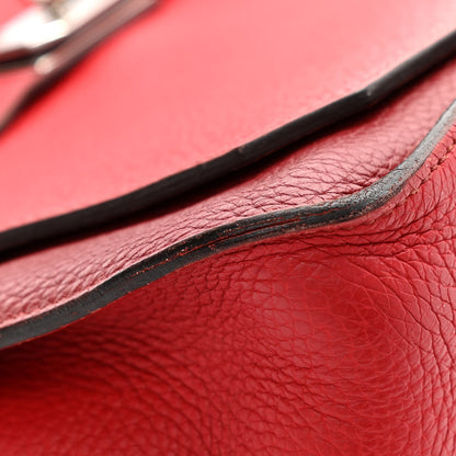 Hermes Taurillon Clemence Bi-Color Jypsiere 31 Rouge Casaque Rouge H 13 of 14
