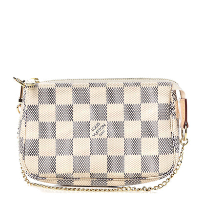 Louis Vuitton Damier Azur Mini Pochette Accessories 1 of 8