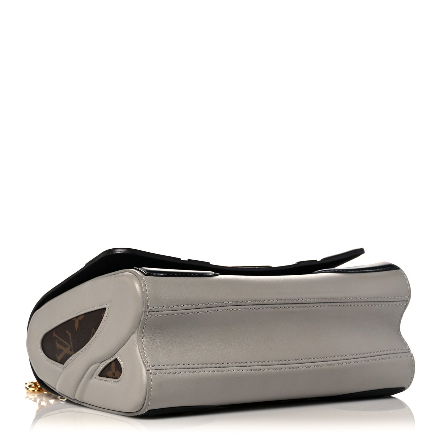Calfskin Monogram Twist Shoulder Bag MM