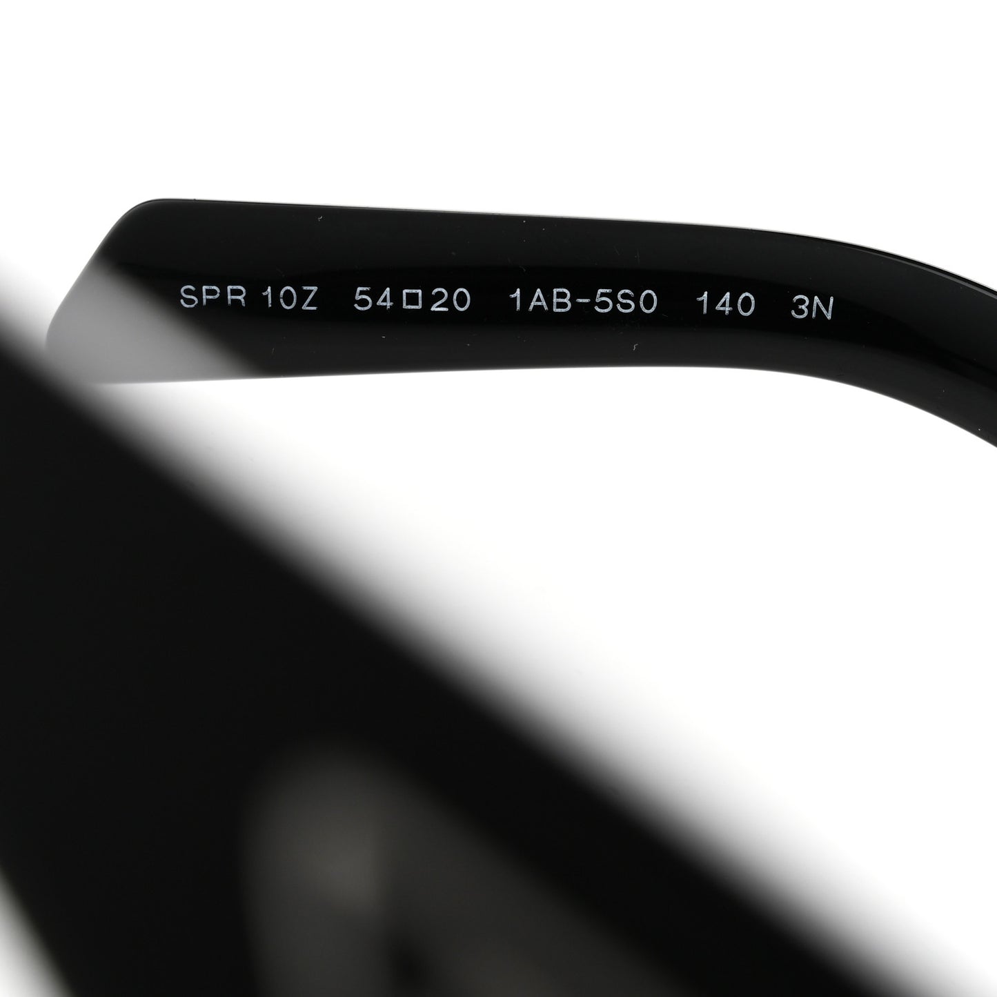 Acetate Symbole Sunglasses SPR 10Z Black