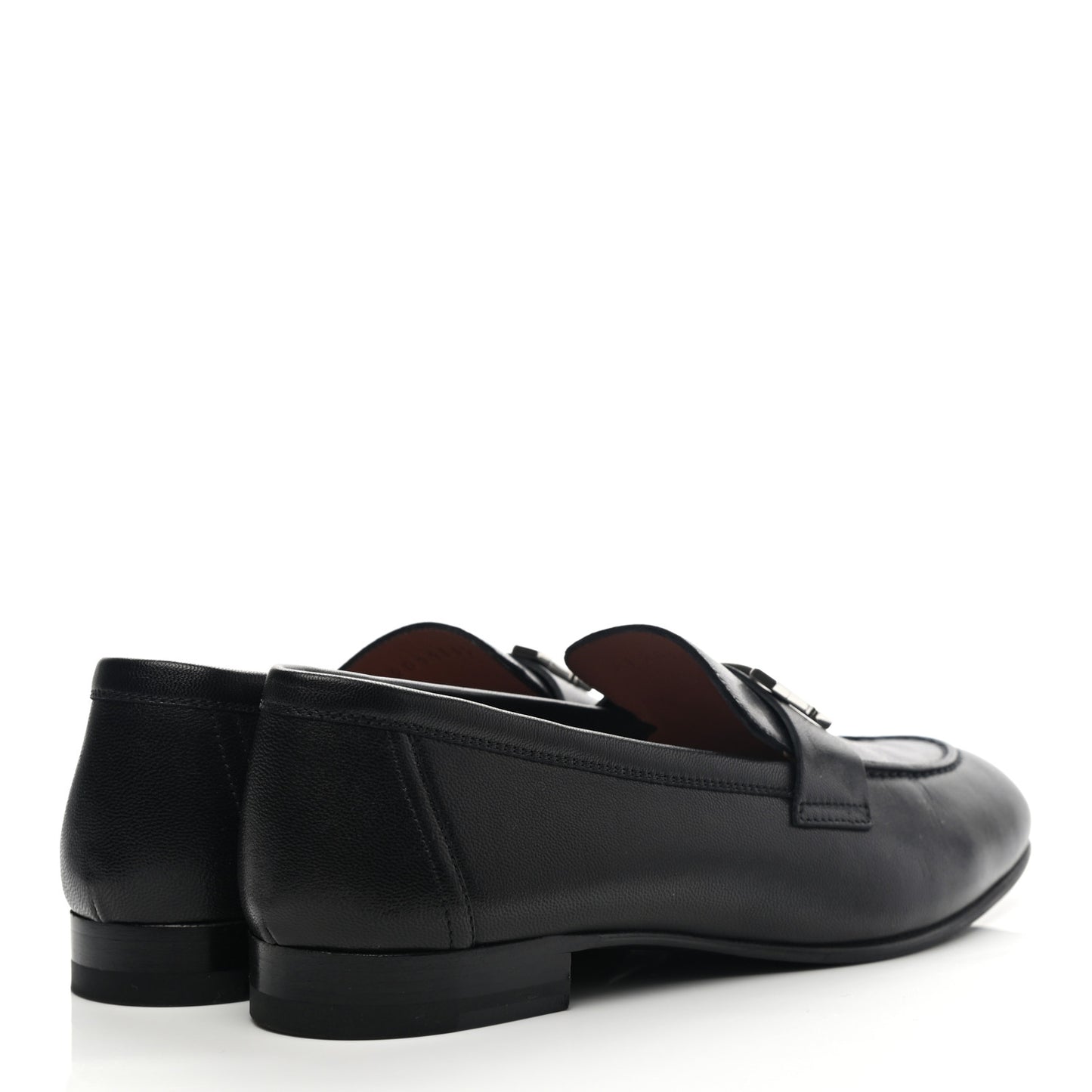 Goatskin Womens Paris Loafers 36 Black