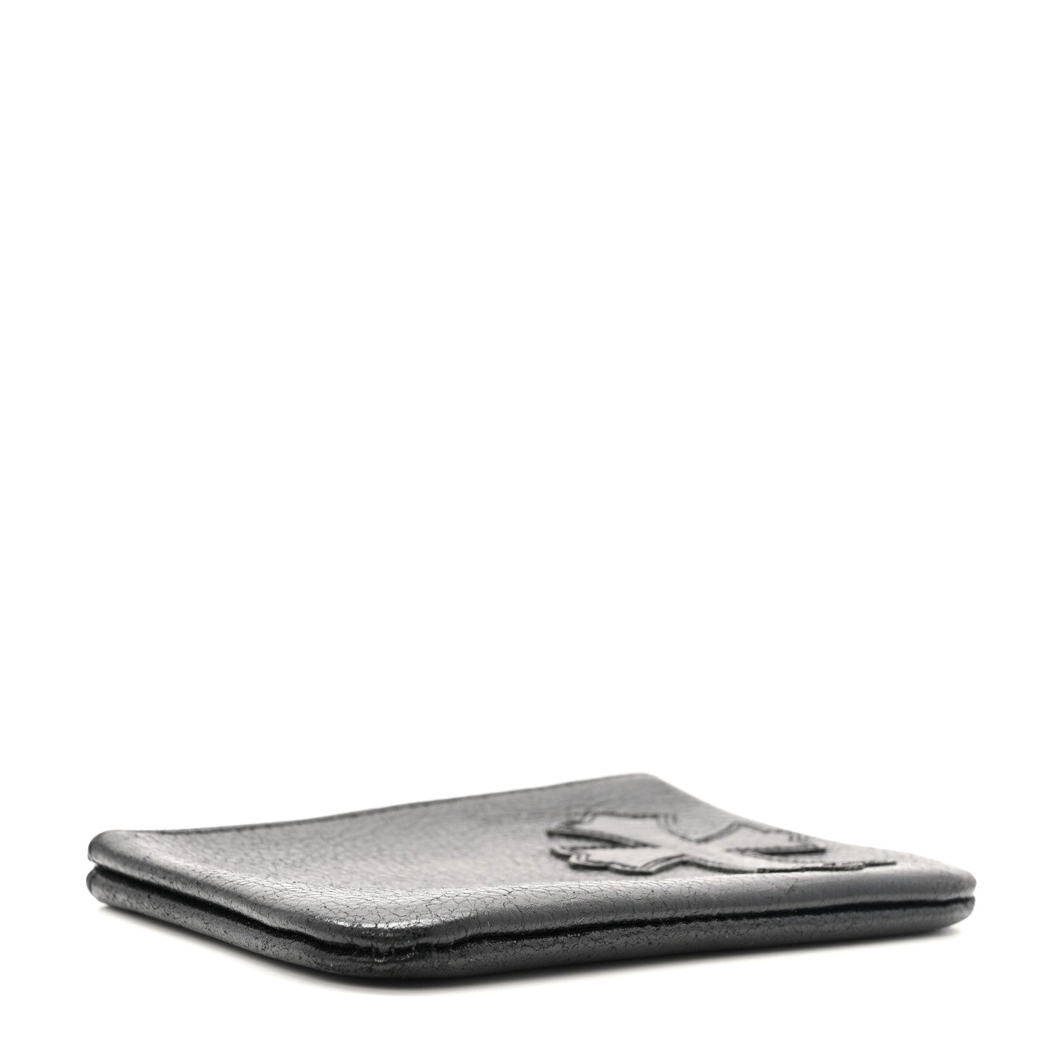 Chrome Hearts Grained Calfskin Coin Pouch Black 4 of 8