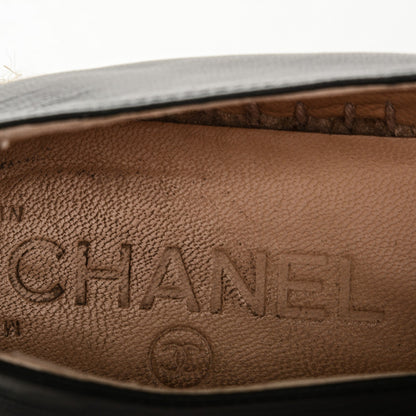 Chanel Lambskin CC Espadrilles 35 Black 7 of 7