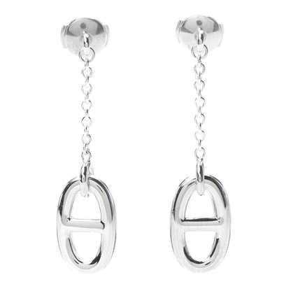 Hermes Sterling Silver Farandole Drop Earrings 1 of 5