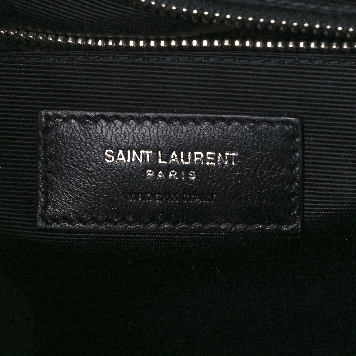 Saint Laurent Grain De Poudre Large Tri-Quilt Monogram Satchel Dark Beige 6 of 12