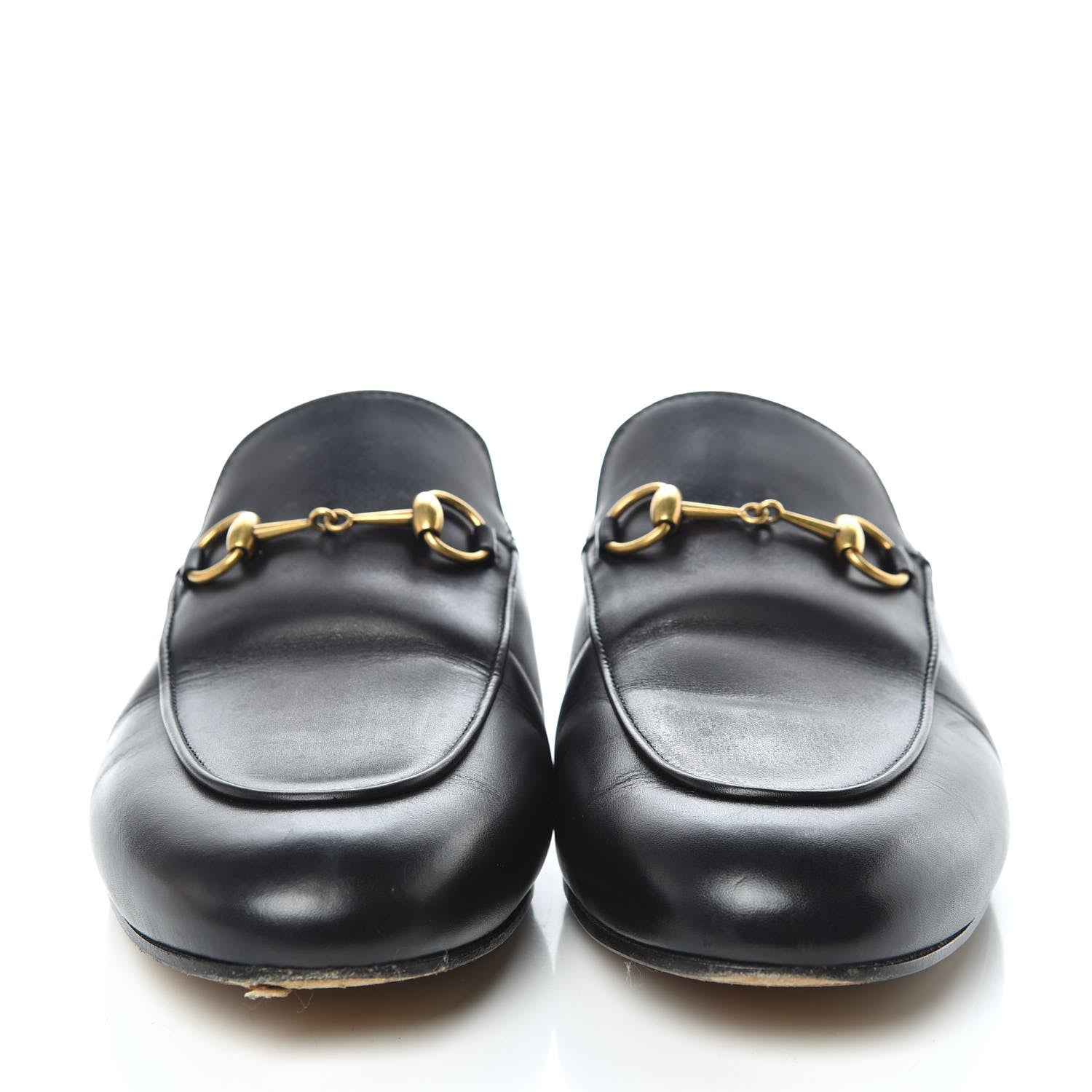 Gucci Calfskin Womens Princetown Slippers 39.5 Black 2 of 12