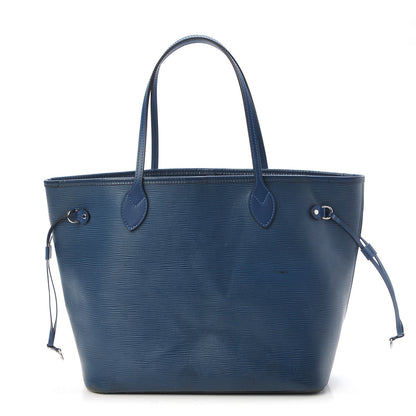 Louis Vuitton Epi Neverfull MM Blue Celeste 1 of 16