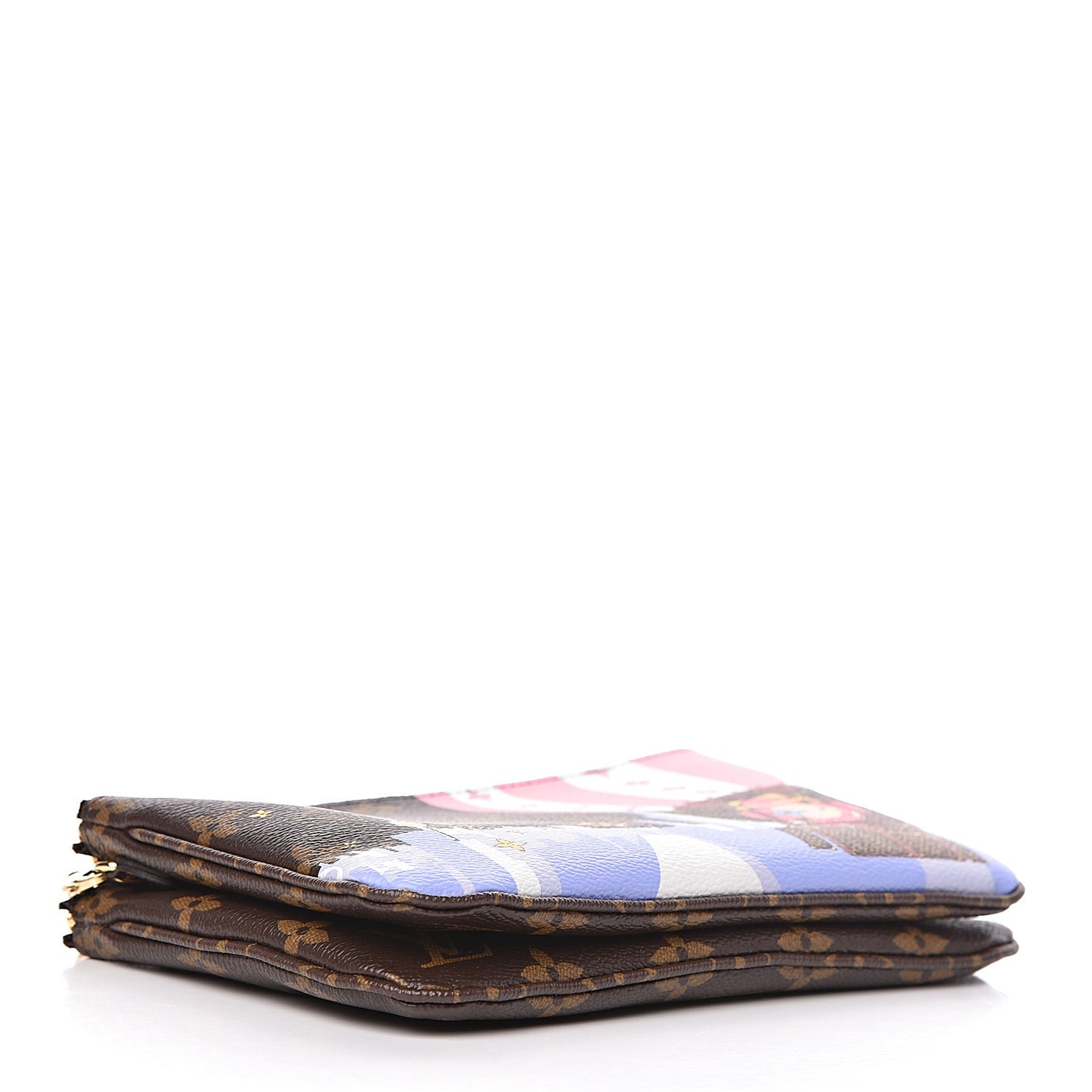 Monogram 2019 Christmas Animation Double Zip Pochette