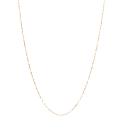 Tiffany 18K Rose Gold Chain Necklace 24" 1 of 5