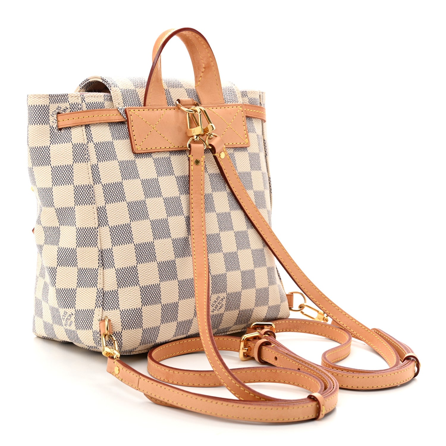 Louis Vuitton Damier Azur Sperone BB Backpack 3 of 9