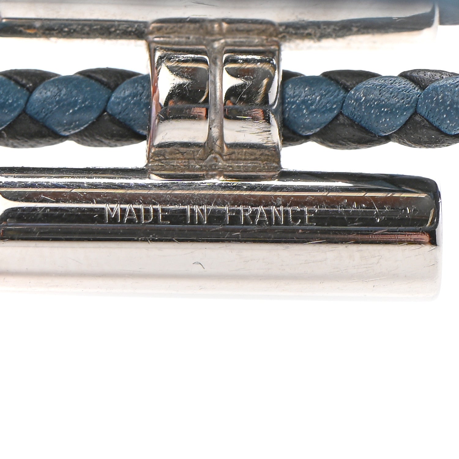 Hermes Swift Double Wrap Cord Tournis Tresse Bracelet 5 of 5