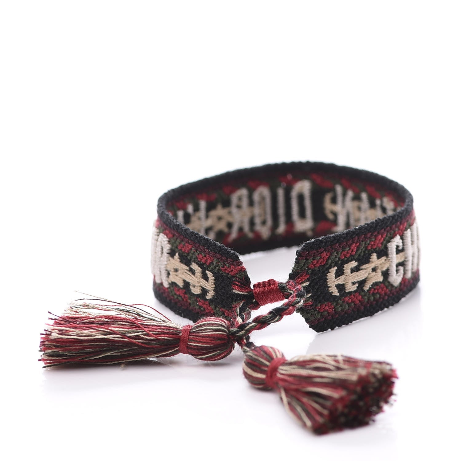Christian Dior Woven Cotton J'Adior Friendship Bracelet Set Multicolor 3 of 8