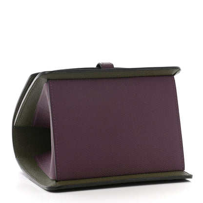Moynat Carat Calfskin Madeleine Clutch Eggplant 4 of 9