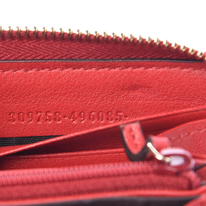 Gucci Microguccissima Nice Zip Around Wallet Red 7 of 8