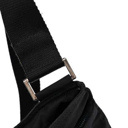 Prada Nylon Vela Flat Messenger Bag Black 20 of 21