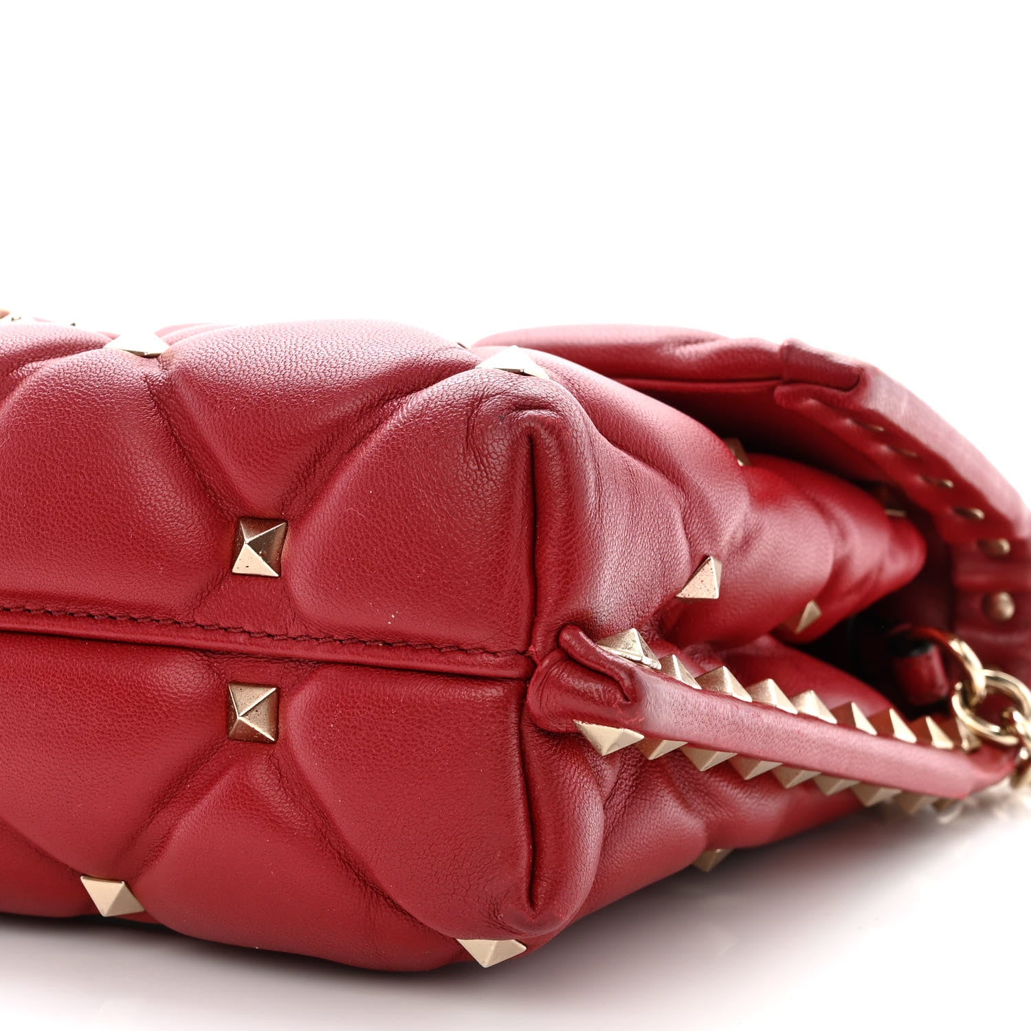 Valentino Garavani Nappa Candystud Crossbody Red 10 of 11