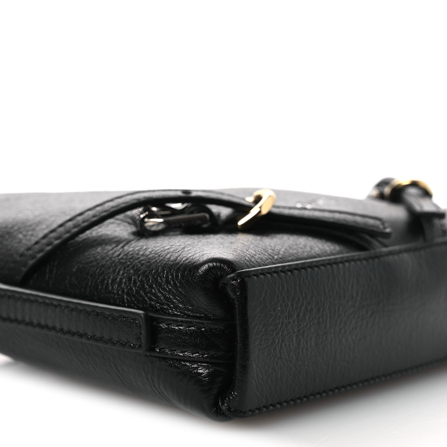 Givenchy Tumbled Calfskin Nano Voyou Bag Black 9 of 10