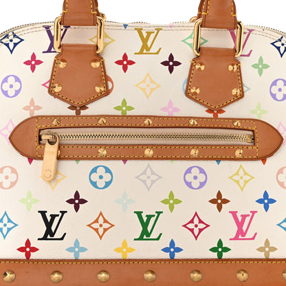 Louis Vuitton Monogram Multicolor Alma White 8 of 12