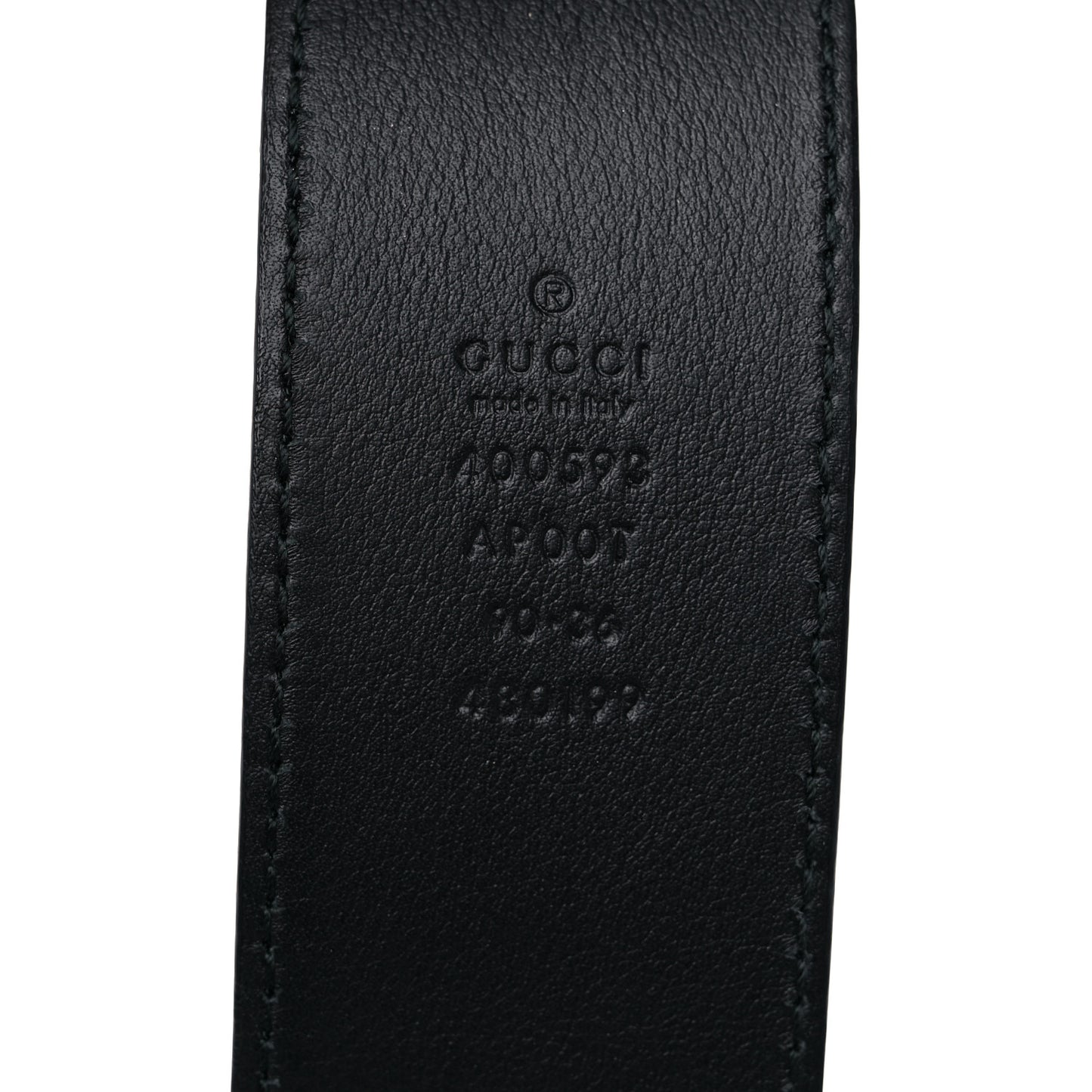 Calfskin Double G 40mm Belt 90 36 Black