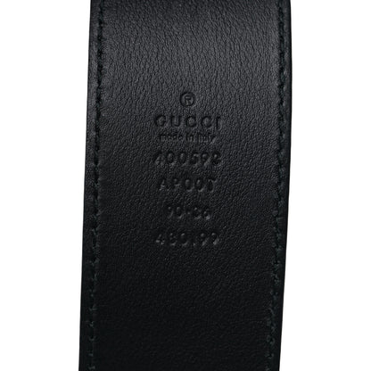 Gucci Calfskin Double G 40mm Belt 90 36 Black 3 of 6