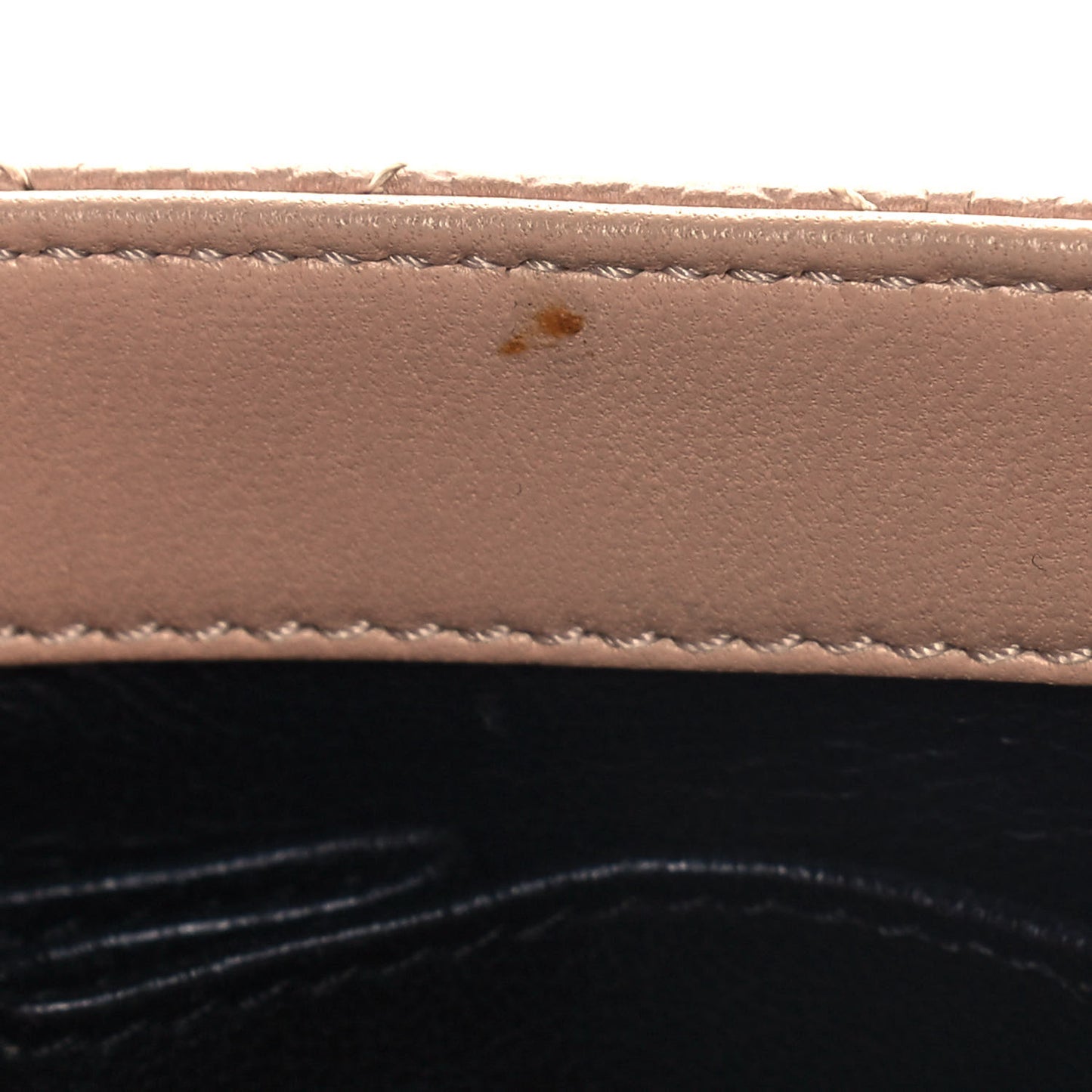 Caviar Quilted Small CC Filigree Flap Beige Black