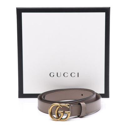 Gucci Calfskin Double G 20mm Belt 80 32 Porcelain Rose 6 of 6