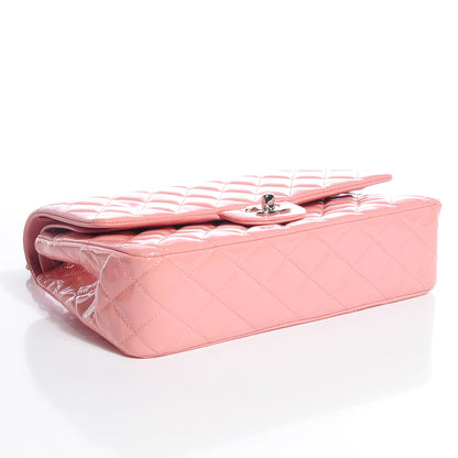 Chanel Patent Medium Double Flap Pink 4 of 9