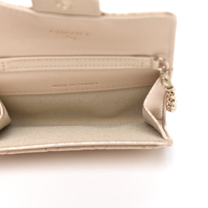 Chanel Metallic Lambskin Quilted Flap Chain Waist Bag Gold 5 of 11