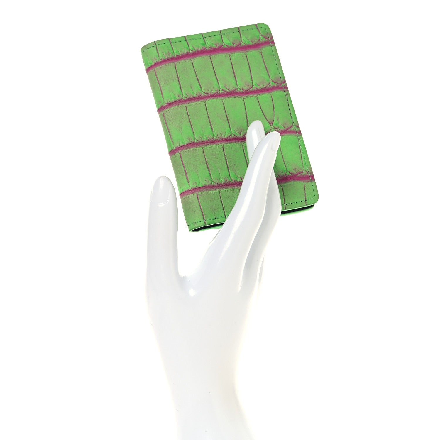 Louis Vuitton Crocodile Pocket Organizer Neon Green 1891617