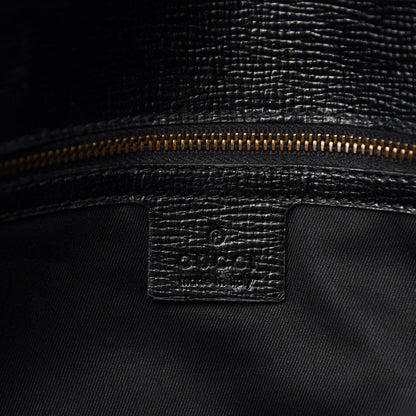 Gucci Calfskin Horsebit Flap Bag Black 10 of 12