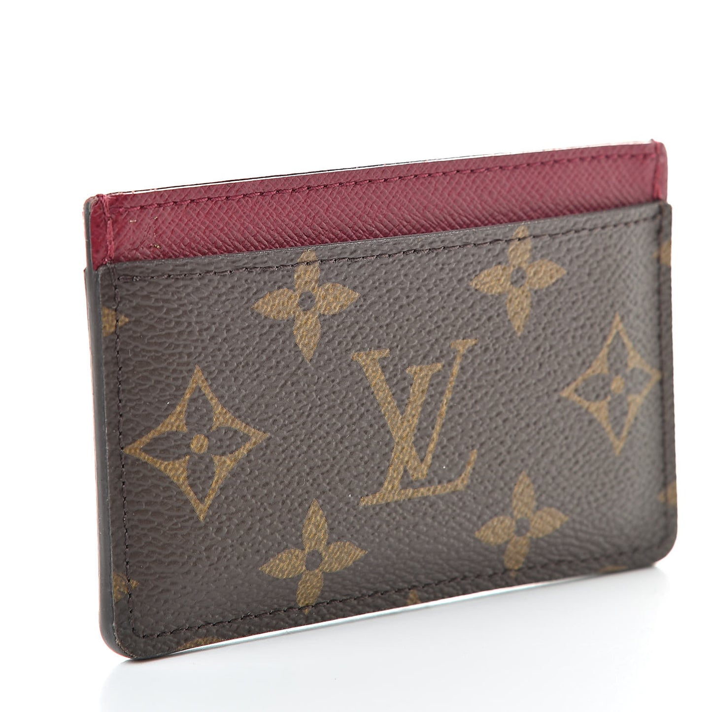 Monogram Card Holder Fuchsia