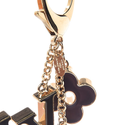 Louis Vuitton Fleur De Monogram Bag Charm Dore 3 of 4