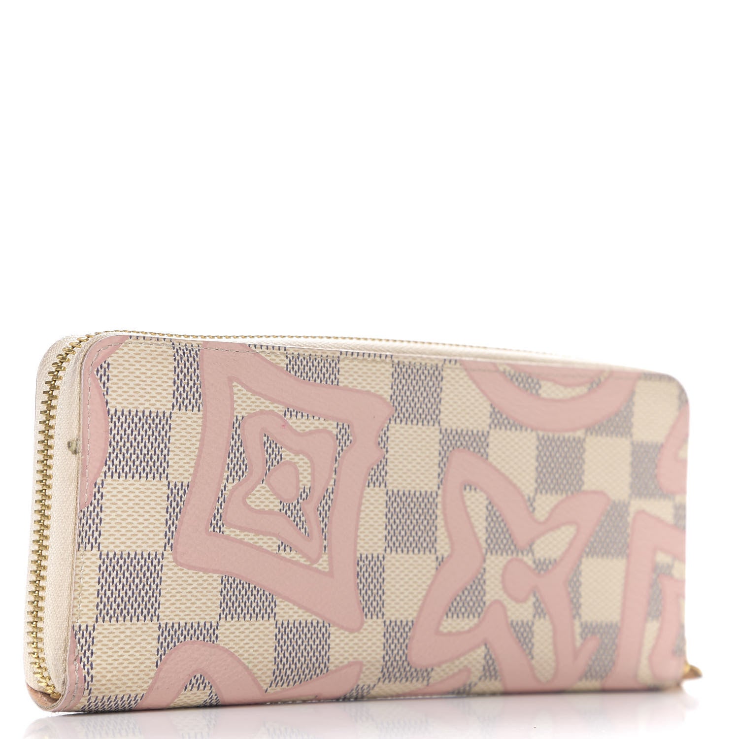 Louis Vuitton Damier Azur Tahitienne Clemence Wallet 2 of 5