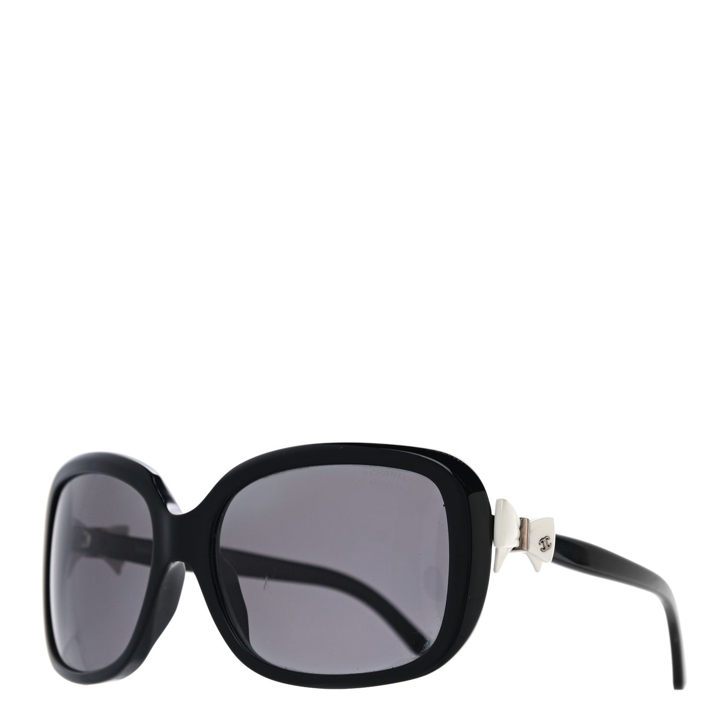 Acetate CC Bow Sunglasses 5171 Black White