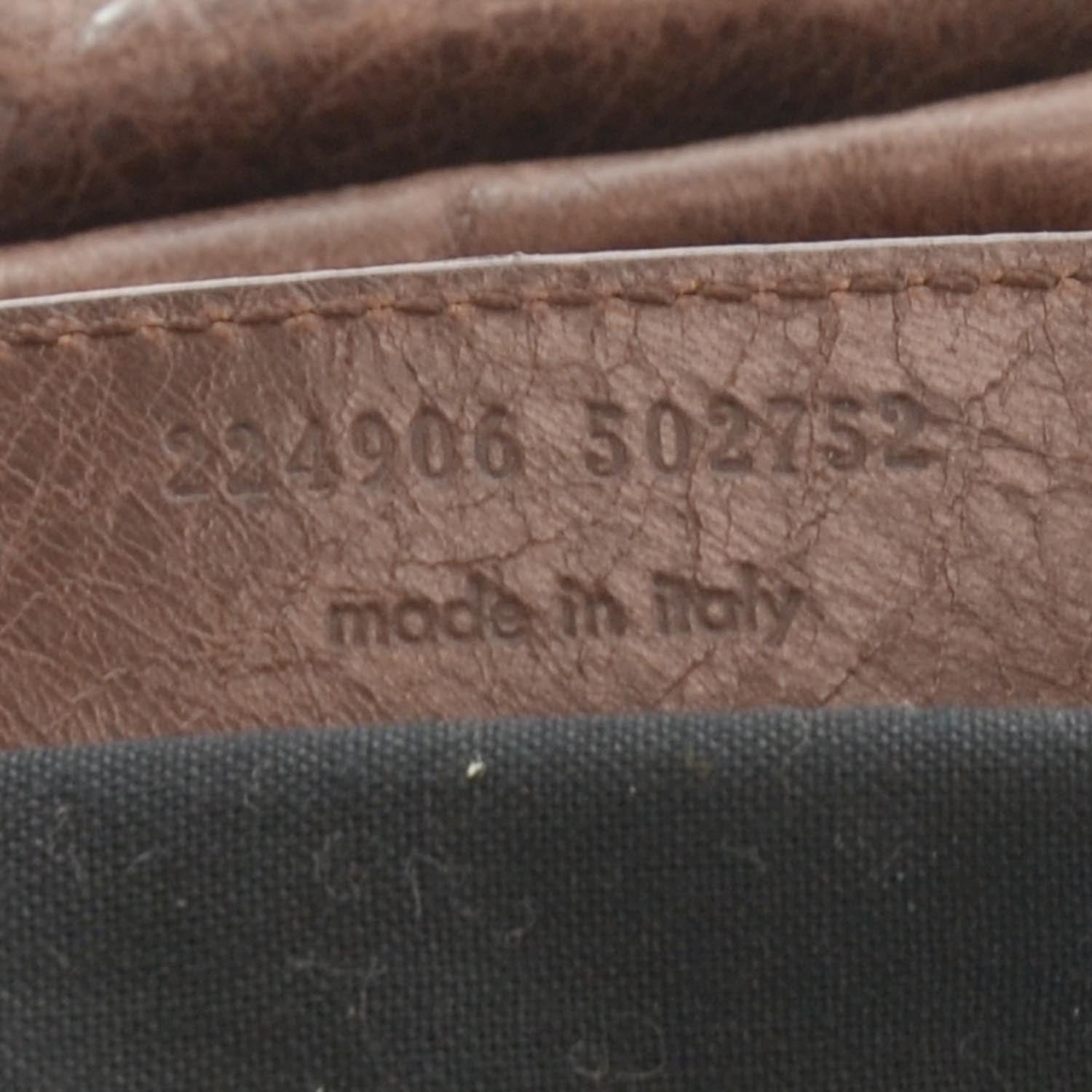 Balenciaga Agneau Giant Brogues Hardware Office Tote Chocolate Brown 6 of 7